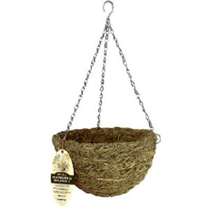 Gardman R481 14" Green Moss Hanging Basket