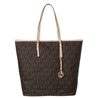 MICHAEL Michael Kors Jet Set Vanilla Leather Chain Tote Bag