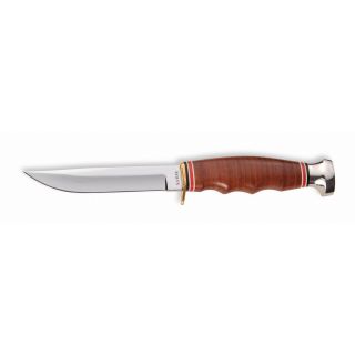 Ka Bar Leather Handle Hunter Knife Today $37.99