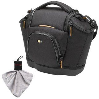 Logic Digital SLR Medium Shoulder Camera Bag/Case (Black) (SLRC 202