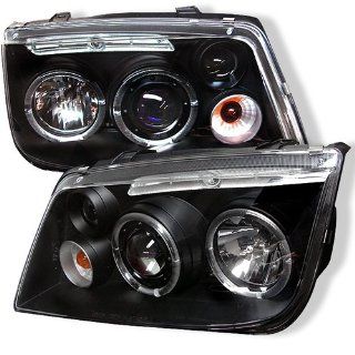 Volkswagen Jetta VR6 99 00 01 02 03 04 Halo LED Projector Headlights