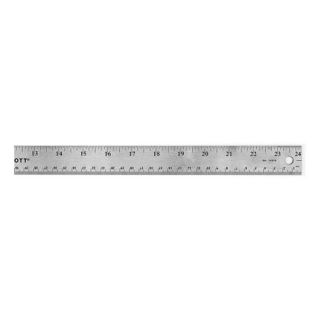 Westcott 10418 Ruler, 24 Inch, Stainless Steel