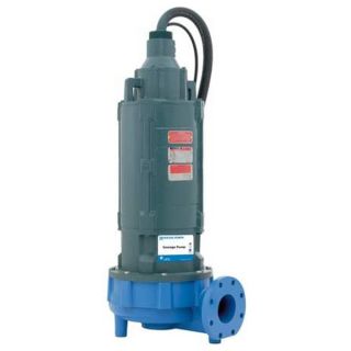 Goulds Water Technology 4NS12M3GC Sewage Pump, 15 HP 3PH 230 V