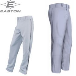 Easton Mens Quantum Plus Piped Baseball Pants Grey/Royal