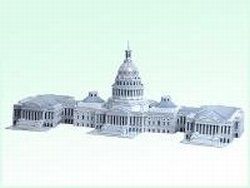 3D Washington Dc Capitol Hill Usa Puzzle Model Toys