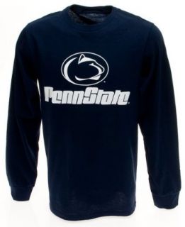 Penn State Long Sleeve T Shirt Navy Oval Lion Logo