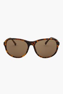 Dries Van Noten Brown Tortoiseshell Oversize Sunglasses for men