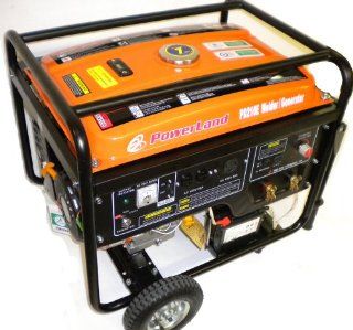 Powered Portable Generator/210 Amp Welder Combo Patio, Lawn & Garden