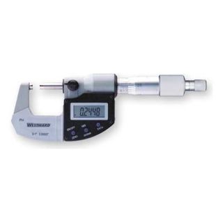 Westward 2YMZ5 Electronic Digital Micrometer, 1 In