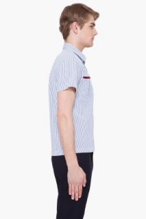 Surface To Air Blue Strped Andrade Shirt for men