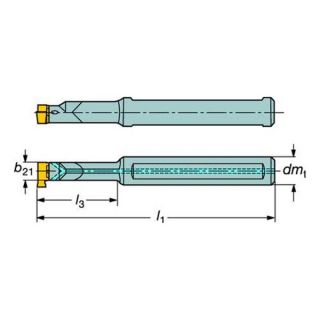 Sandvik Coromant MB E0500 17 09 Internal Boring Bar, MB E0500 17 09