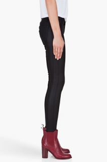 Marc By Marc Jacobs Skinny Black Cropped Seam Jeans for women