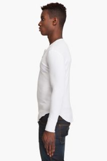 Wings + Horns 1x1 Rib Knit Henley for men