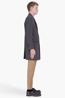 Marc Jacobs Dark Grey Velvet Coat for men