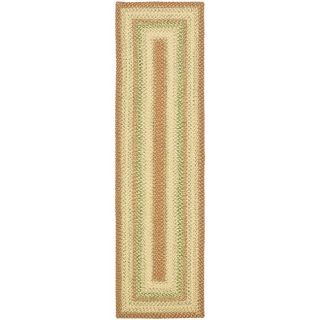 Hand woven Indoor/Outdoor Reversible Multicolor Braided Rug (23 x 12