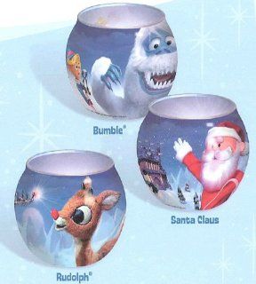 Rudolph the Red Nosed Reindeer Votives Set of 3 Home