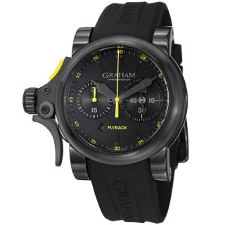 Graham Mens Chronofighter Black Dial Chronograph Automatic Watch