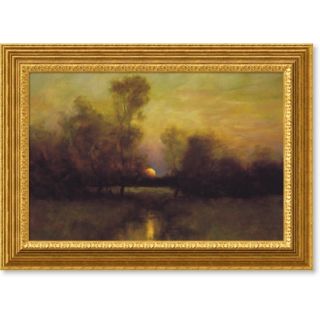 Dennis Sheehan Summer Moonrise Framed Canvas Art