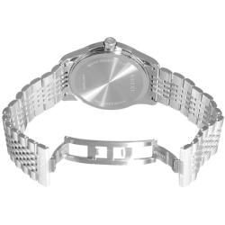Gucci Mens Timeless Stainless Steel Bracelet Diamond Watch