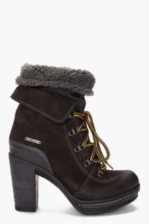 Diesel Suede Charles Booties for women