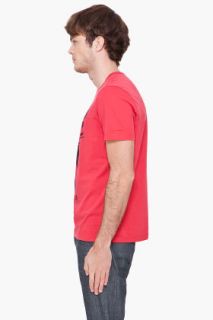 G Star Red Restany T shirt for men