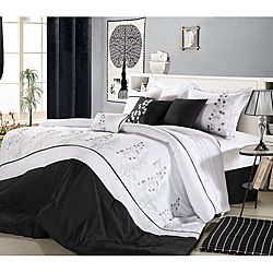 Poppy Flower Black Oversized 8 piece Comforter Set Today $79.99   $89