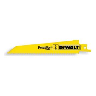 Dewalt DW4866 Reciprocating Saw Blade, PK 5