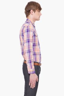 Paul Smith Jeans Tailored Plaid Western Shirt for men