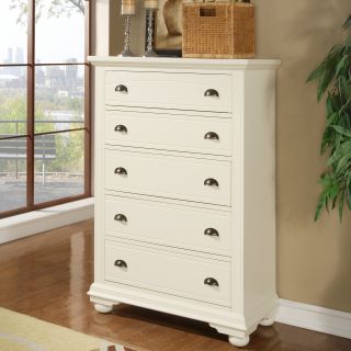 Napa 5 drawer White Chest Today $523.99 4.5 (11 reviews)