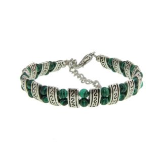 Tibetan Silver Malachite Bracelet (China) Today $16.99 4.7 (6 reviews