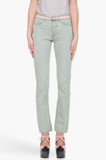 A.P.C. Pastel Green Cure Chinos for women