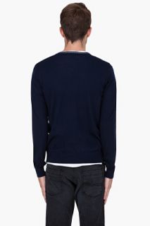 Theory Navy Goldsmith T Sovereign Cardigan for men