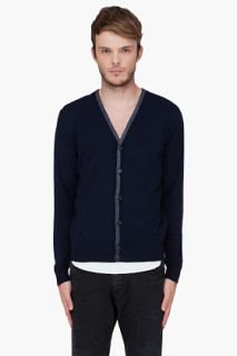 Theory Navy Goldsmith T Sovereign Cardigan for men