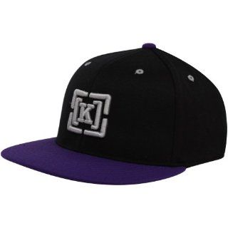KR3W Brackets Two Tone Black Purple 210 Fitted Hat
