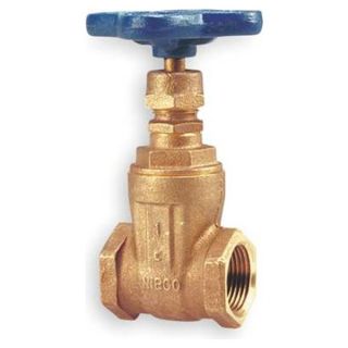 Nibco T113 21/2 Gate Valve, 2 1/2 In FNPT, Bronze, 125 PSI