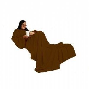 (Chocolate Brown) Snug Rug   Blanket With Sleeves Toys