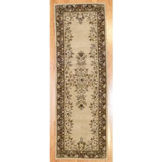 Hand tufted Indo Beige/ Brown Wool Rug (25 x 7) Today $82.99