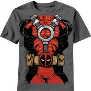 Deadpool Ed Pool Charcoal Costume Adult T shirt Tee