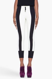 Marni Black And Ivory Cropped Leggings for women