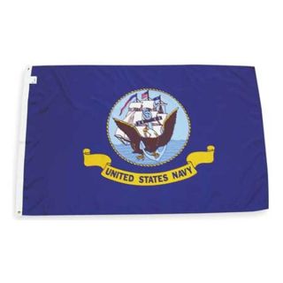 Nylglo 439030 Navy Flag, 3x5 Ft