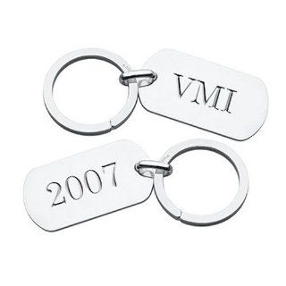 Virginia Military Institute Sterling Silver Dog Tag Key