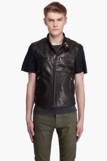 Marc Jacobs Contrast Leather Vest for men