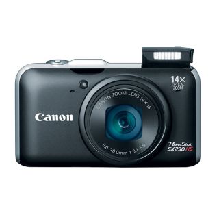 Canon PowerShot SX230 HS 12.1MP Black Digital Camera Today $304.92