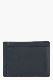 Rag & Bone Deep Navy Leather Card Holder for men