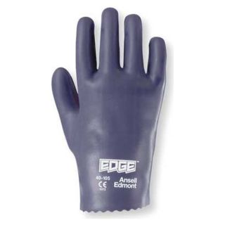 Ansell 40 105 Coated Gloves, Size 10, Blue/Gray, PR