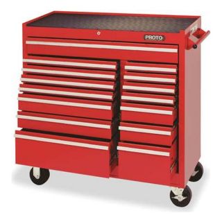 Proto J444142 15RD Rolling Work Station, 41 Wx42 H, 15 Drawer