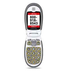 Samsung Jitterbug J SPH A310 CDMA White Cell Phone