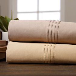 Solid Sateen Supima 600 Thread Count Cotton Pillowcase Pair Today $27