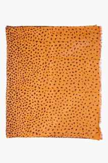 Mulberry Leopard Print Wrap Scarf for women
