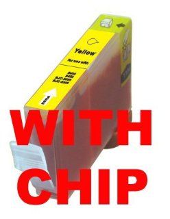 Yellow Non OEM Ink Cartridge w/ Chip for Canon CLI 221Y